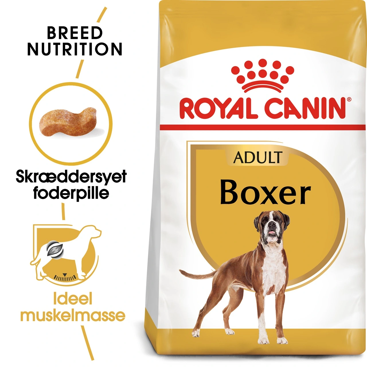 Royal Canin Boxer Adult 12 kg - fuldfoder til voksne boxere